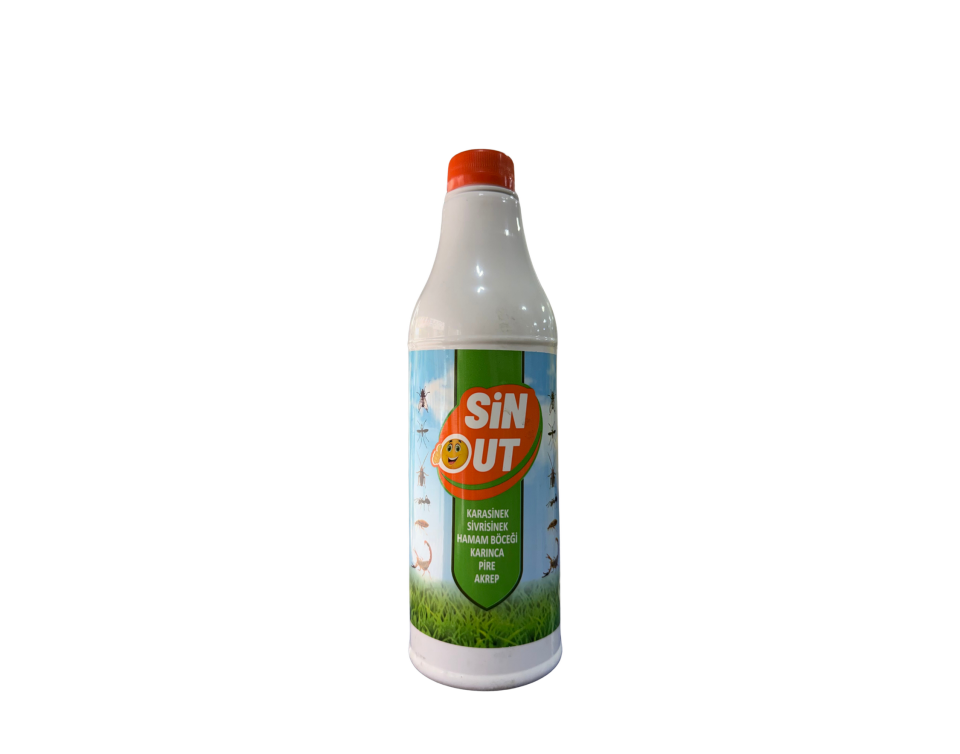 Sin Out 1 Litre Akrep ve Pire Etkili Genel Böcek İlacı