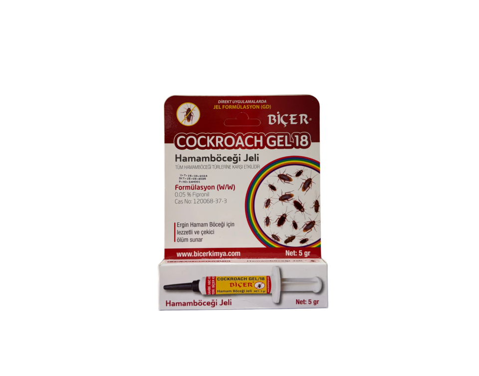Biçer Cockroach Gel 18 - Kesin Etkili Hamamböceği Jeli 5 gr