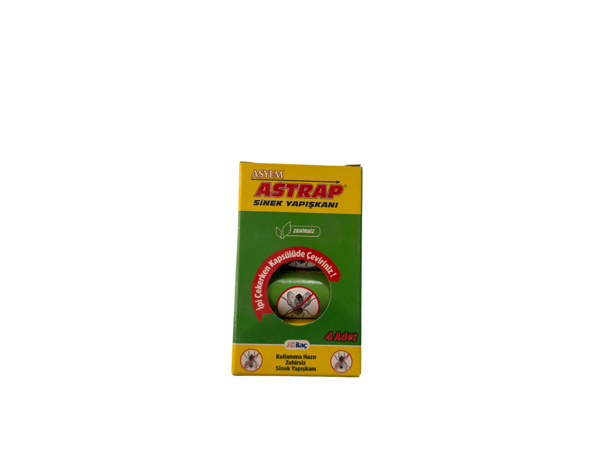 Asyem Astrap 4 Adet Zehirsiz ve Etkili Sinek Yapışkanı