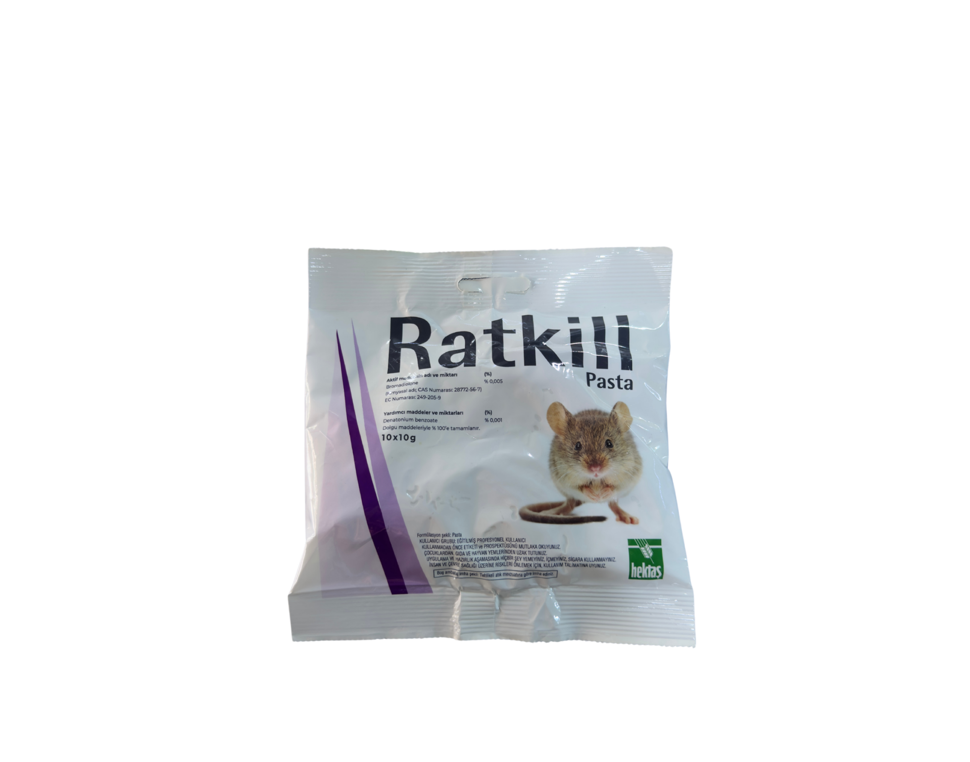 Hektaş Ratkill Pasta 10x10g - Etkili ve Hızlı Fare Zehiri