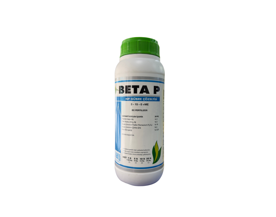 Beta P NP Gübre Çözeltisi 3-15-0 + ME 1 LT