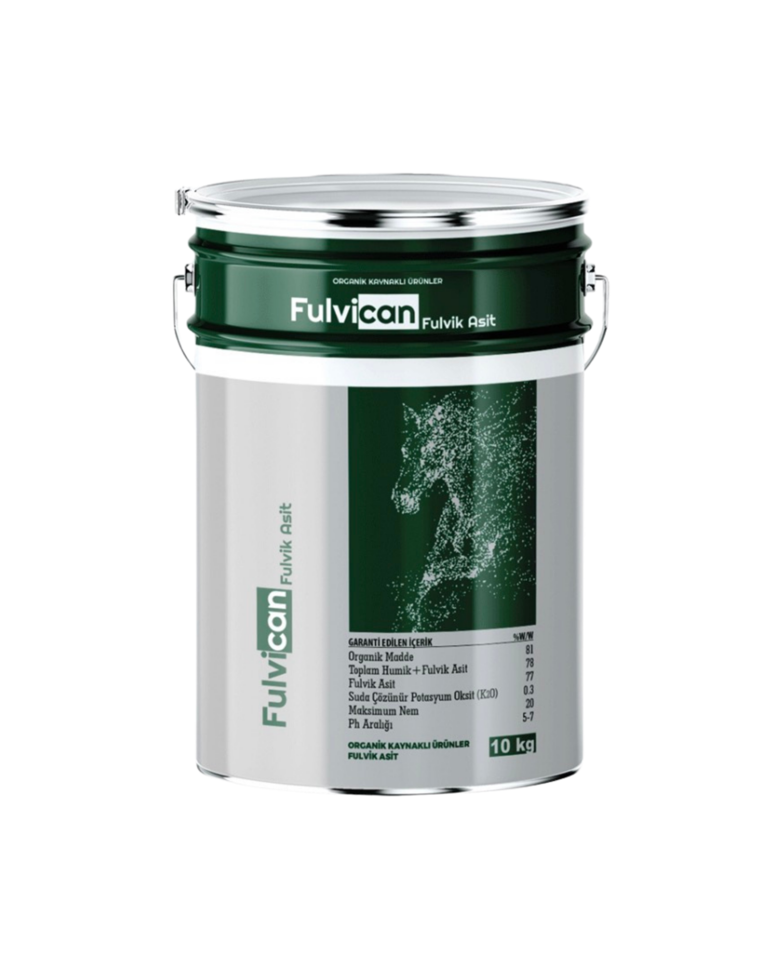 Fulvican Yüksek Konsantre Fulvik Asit 10 KG