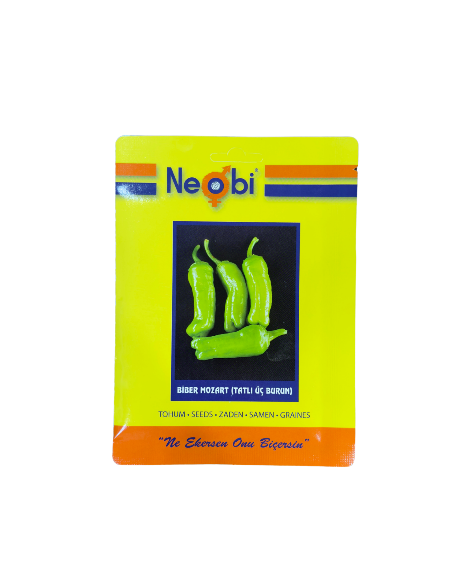 Neobi Biber Mozart Tatlı Üç Burun Tohumu (Standart Sebze Tohumu)