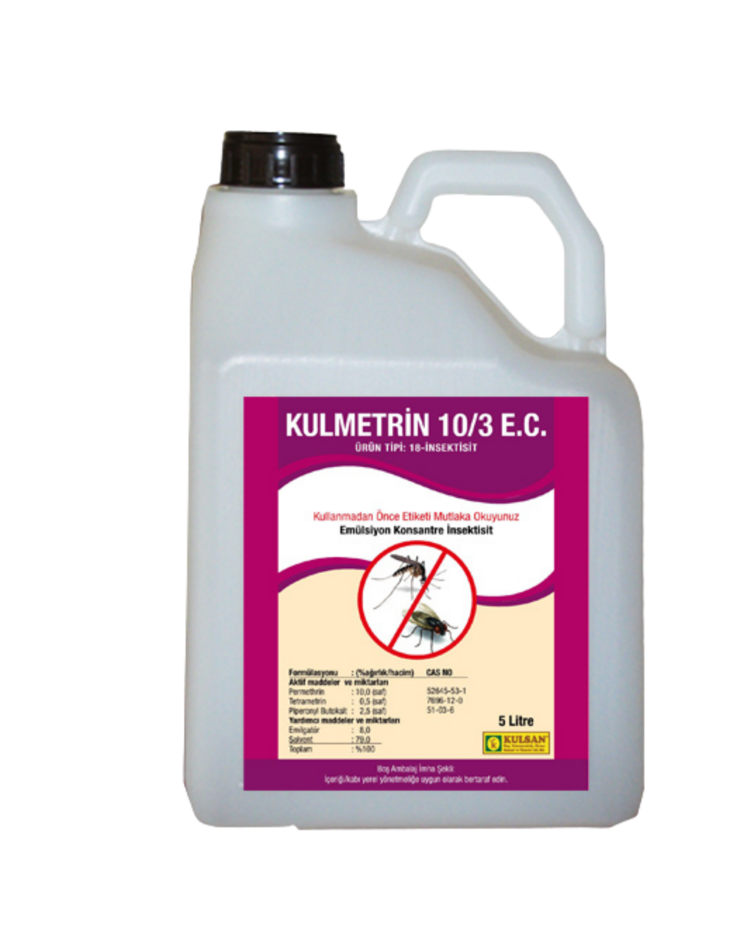 Kulmetrin 10/3 EC Haşere İlacı 1 Lt