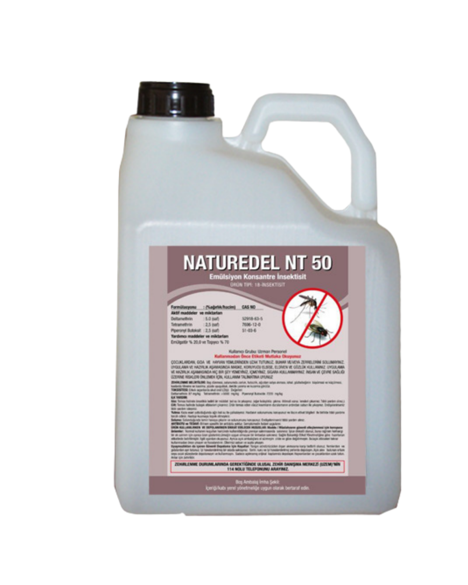 Naturedel NT 50 Haşere İlacı 1 Lt (Doğal Solvent İçerir)