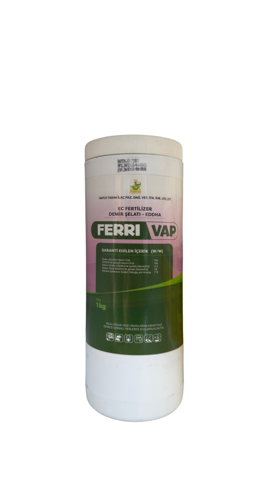 Ferrivap Demir Şelatı EDDHA Vapco Bitki Besleme